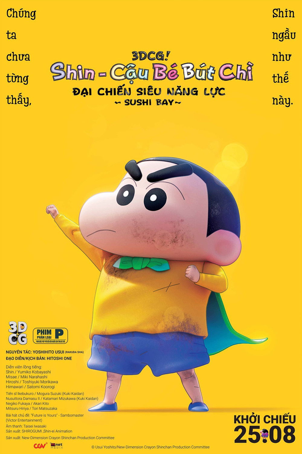 Shin – Cậu Bé Bút Chì 31: Đại Chiến Siêu Năng Lực ~ Sushi Bay ~